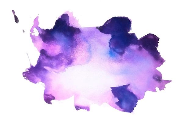 Free vector abstract purple hand painted watercolor texture