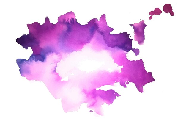 Abstract purple hand painted watercolor texture