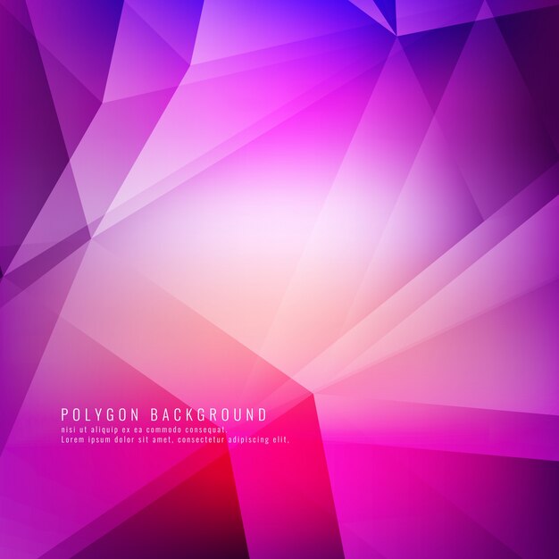 Abstract purple polygonal background