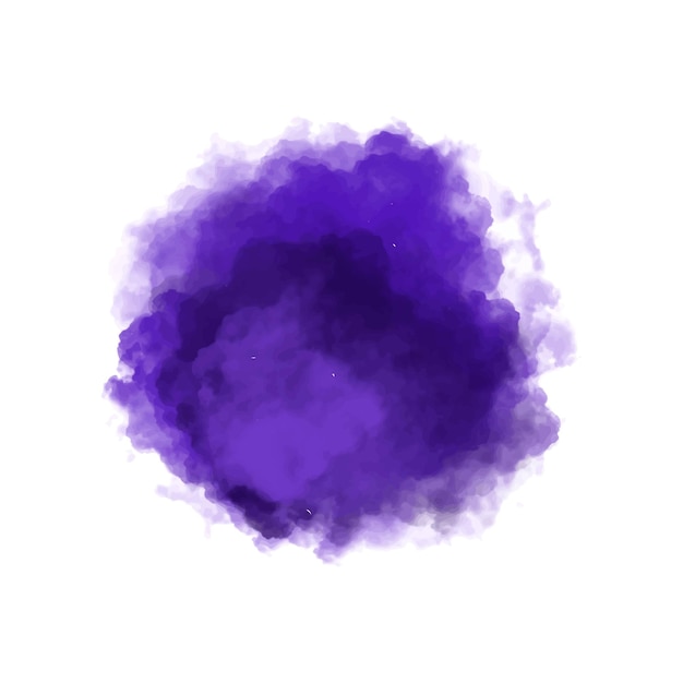 Free vector abstract purple splash watercolor background