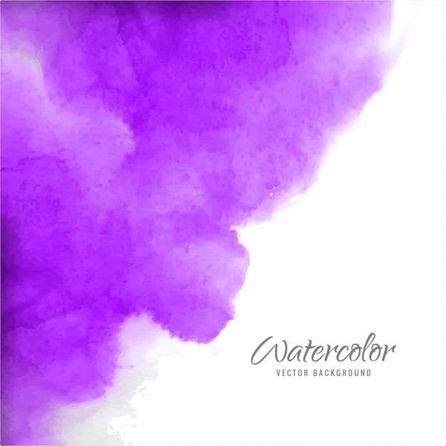 Abstract purple  watercolor background