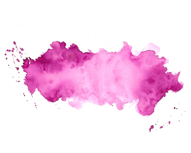 Free vector abstract purple watercolor stain texture background design