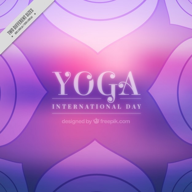 Free Vector abstract purple yoga background