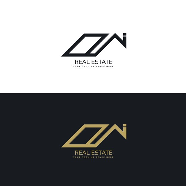 Abstract real estate logo