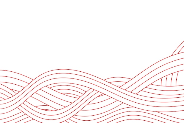 Free vector abstract red background wavy lines