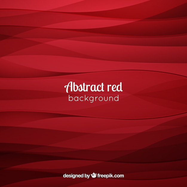 Free vector abstract red background