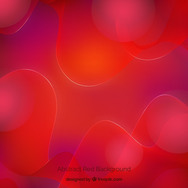 Free vector abstract red background