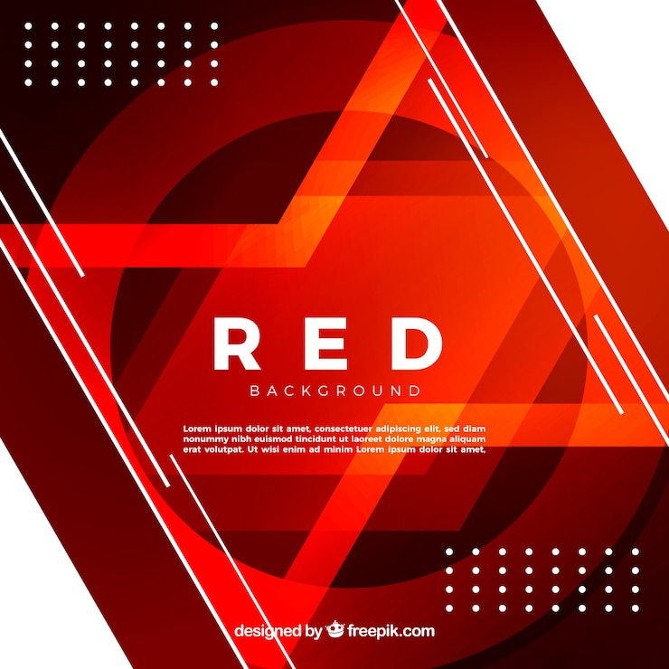 Free Vector abstract red background