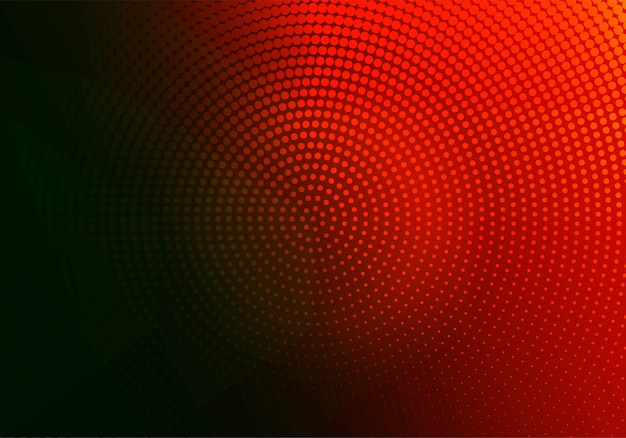 抽象的な赤と黒の点線の円形