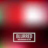 Free vector abstract red blurred background