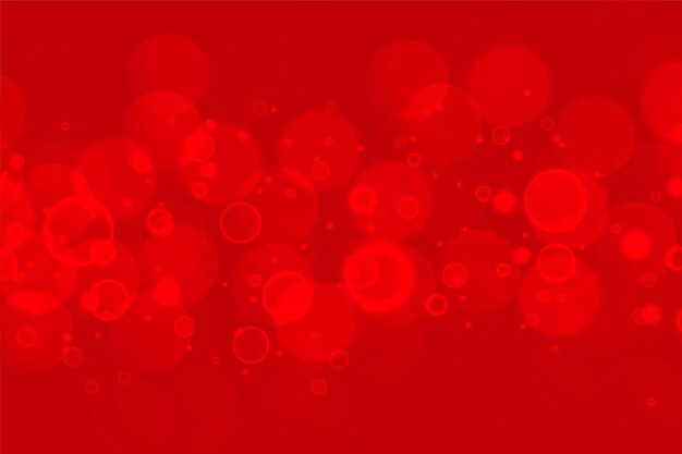 Abstract red bokeh background design