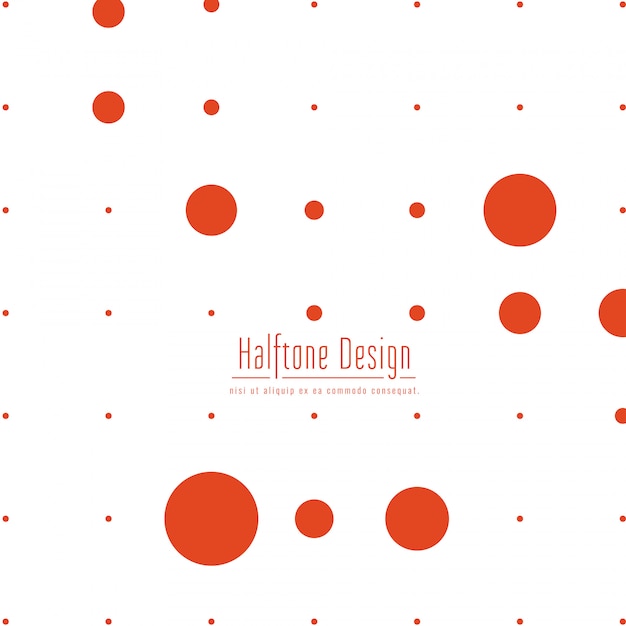 Free vector abstract red halftone background