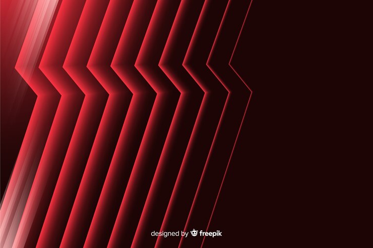 Free Vector abstract red lightening geometric background