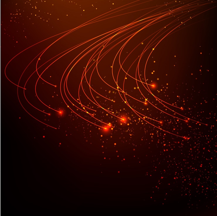 Free Vector abstract red lights background