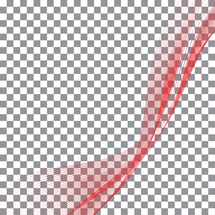 Free Vector abstract red ribbon shape