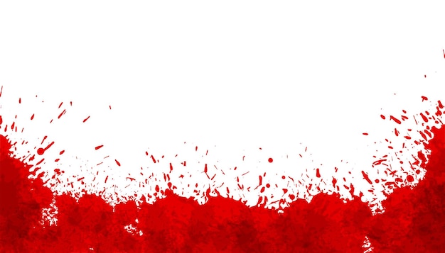 Abstract red splatter blood stains background 
