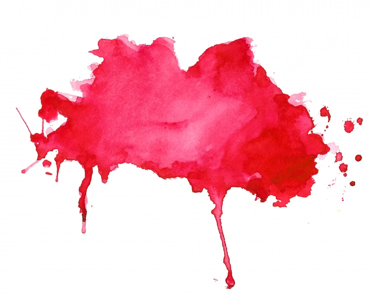 Free Vector abstract red watercolor splash texture background design