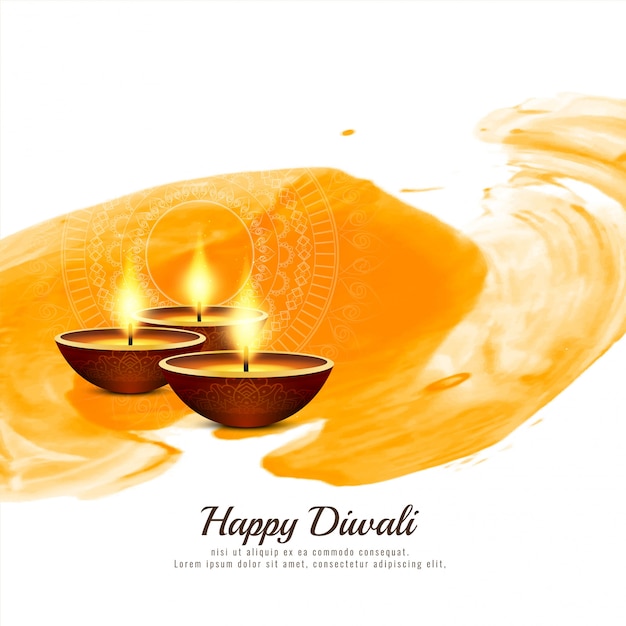 Abstract religious happy diwali background