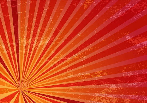 Free vector abstract retro colorful starburst background