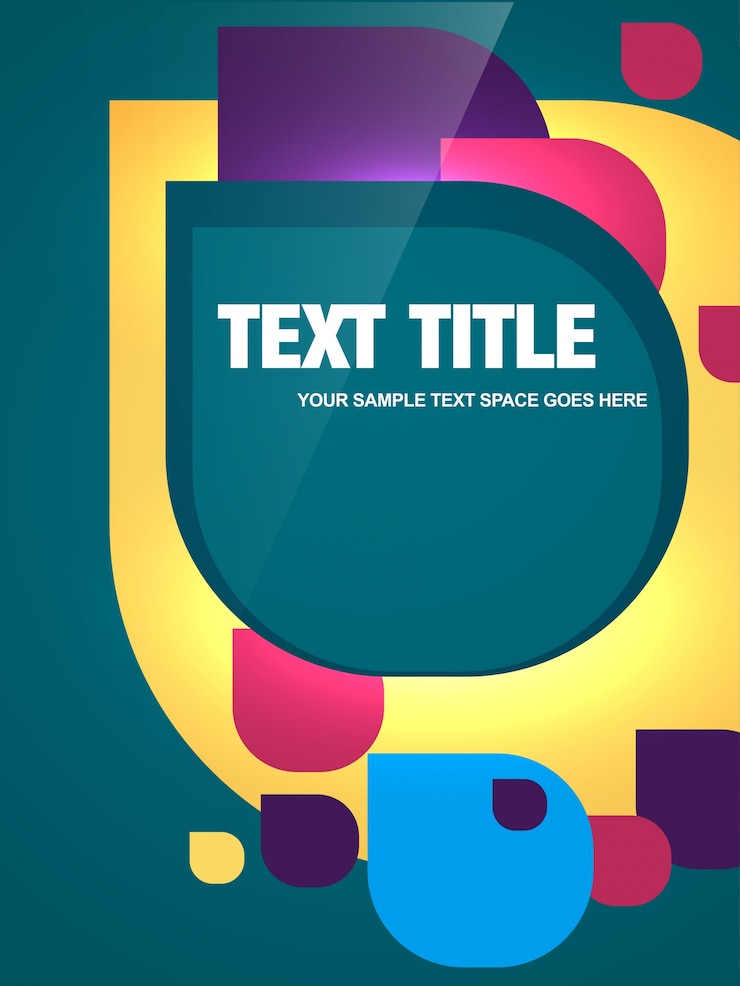 मुफ़्त वेक्टर abstract retro flyer template