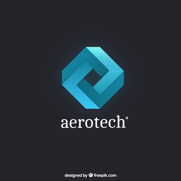 Free vector abstract rhombus logo