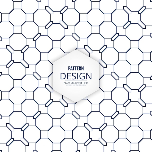 Free vector abstract round geometric pattern