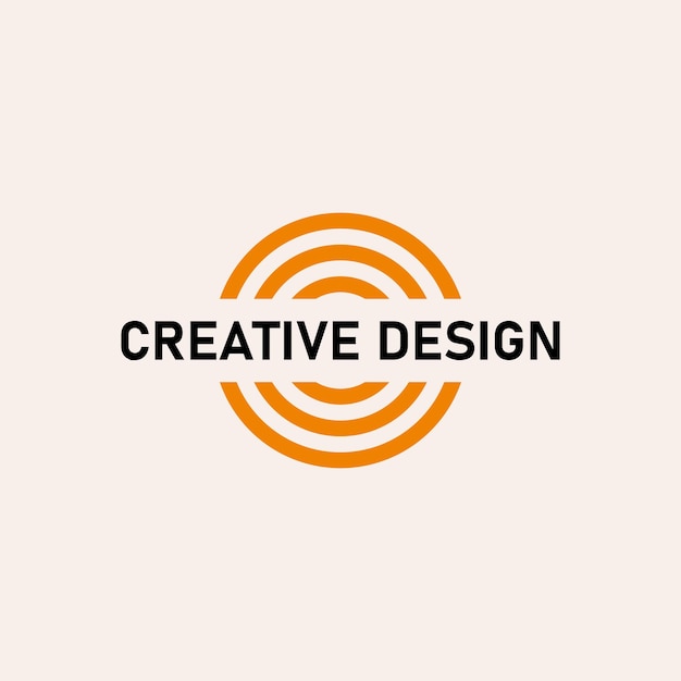 Vettore gratuito logo rotondo astratto idee ispirazione logo design modello illustrazione vettoriale isolato su sfondo bianco