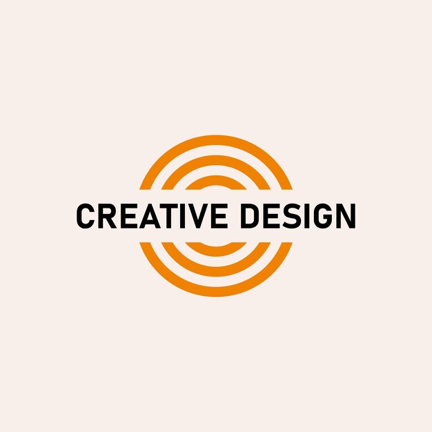 抽象的な丸いロゴのアイデアインスピレーションロゴデザインテンプレートベクトルイラスト白い背景で隔離