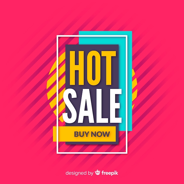 Abstract sale promotion banner template