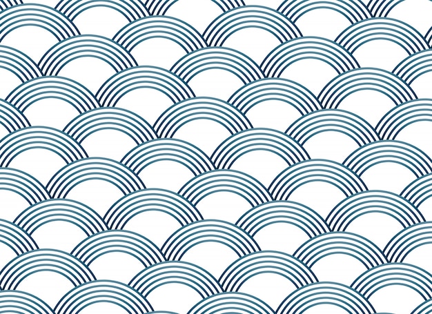 abstract sashiko style vector pattern