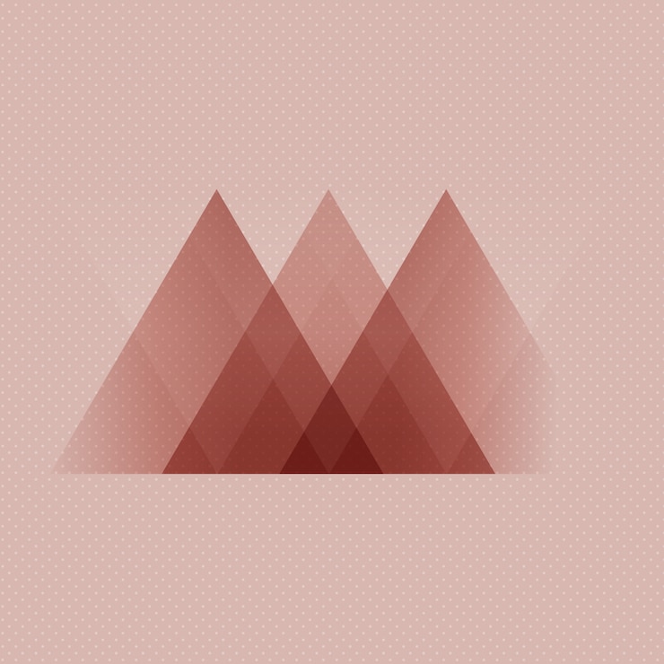 Free Vector abstract scandinavian style low poly design background