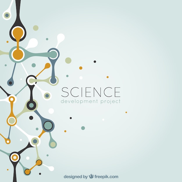 Free vector abstract science background