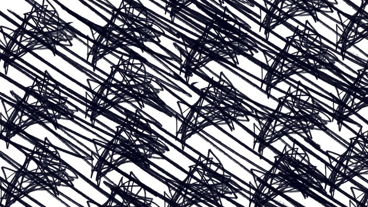Free Vector abstract scribble background