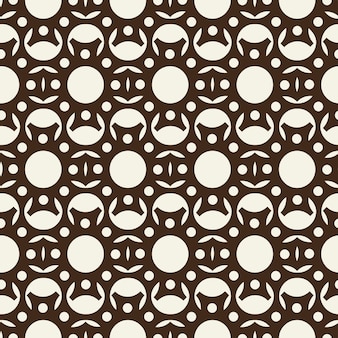 Abstract seamless monochrome pattern