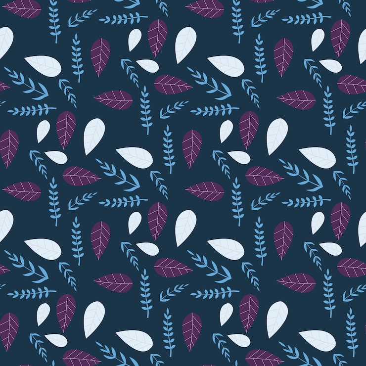 Free Vector abstract seamless pattern floral exotic design