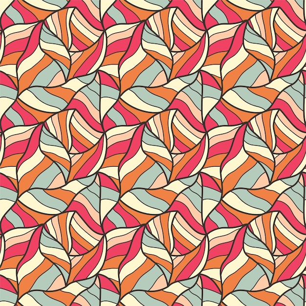 Free vector abstract seamless pattern