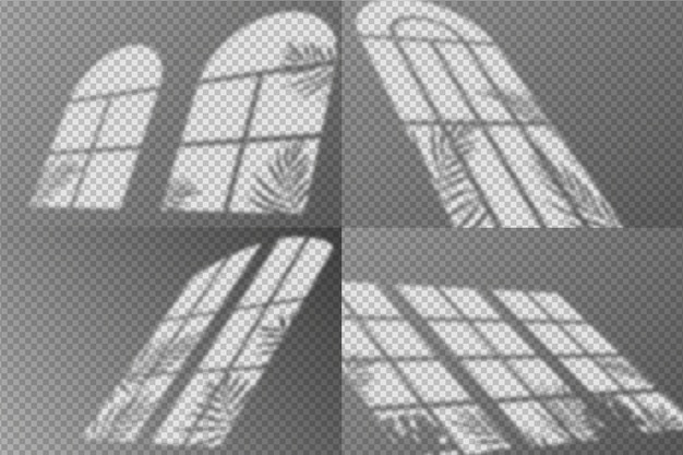 Free vector abstract shadows overlay effect design