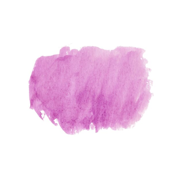 Abstract shape in pink watercolor
