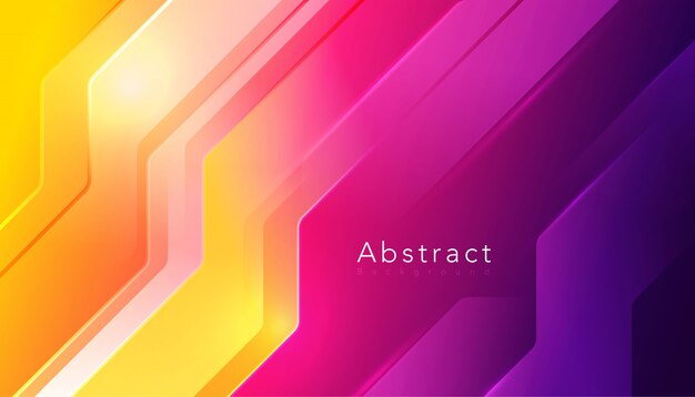 abstract shape with gradient background