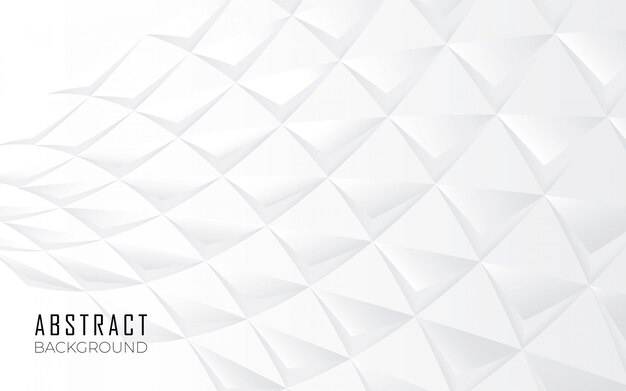 Abstract shapes background in white