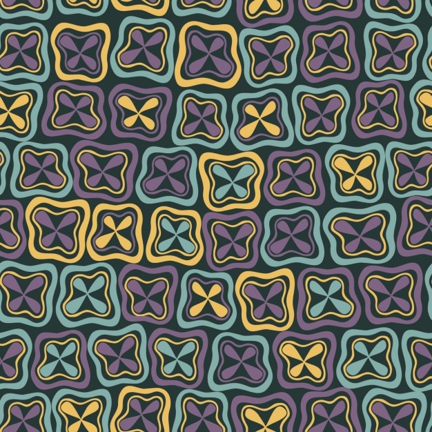 Free vector abstract shapes pattern design