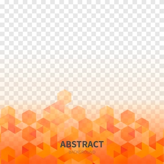 Abstract shapes with transparent background