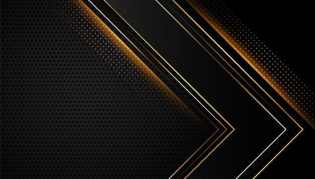 Free Abstract Yellow and Black Design Background