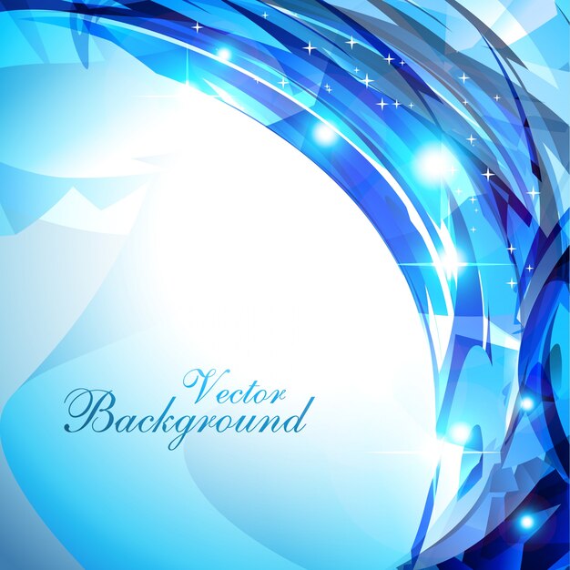 Abstract shiny blue background