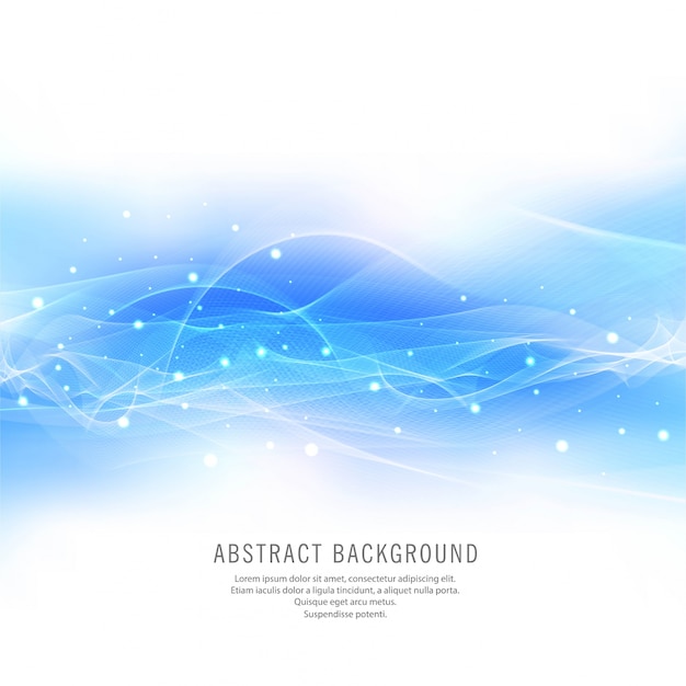 Free vector abstract shiny blue wave background vector