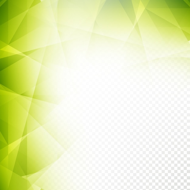 Free vector abstract shiny green polygonal background