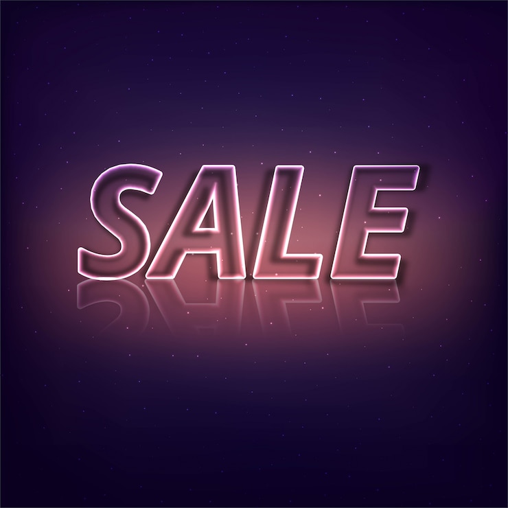 Free Vector abstract shiny sale text  background