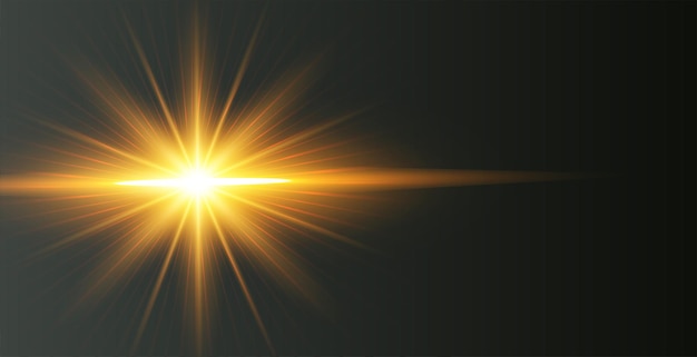 Free Vector  Abstract and shiny solar radiance dark background with light  effect vector