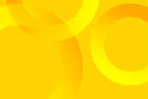 Free vector abstract and simple yellow circle shape background design vector