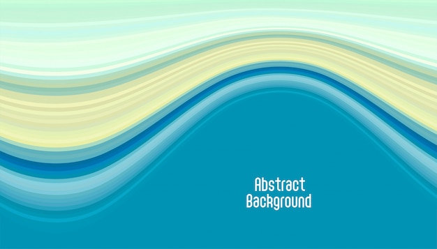 Abstract smooth blue curve background